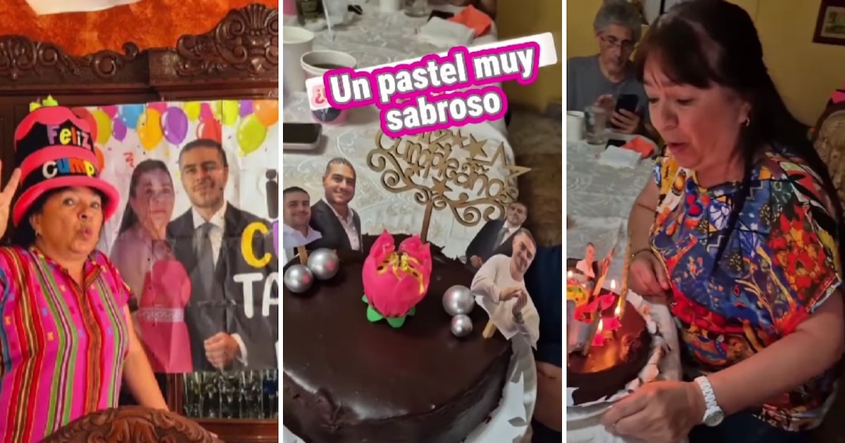 Madre mexicana festeja su cumpleaños con una fiesta inspirada en Omar García Harfuch: "Descubrí la envidia hoy"