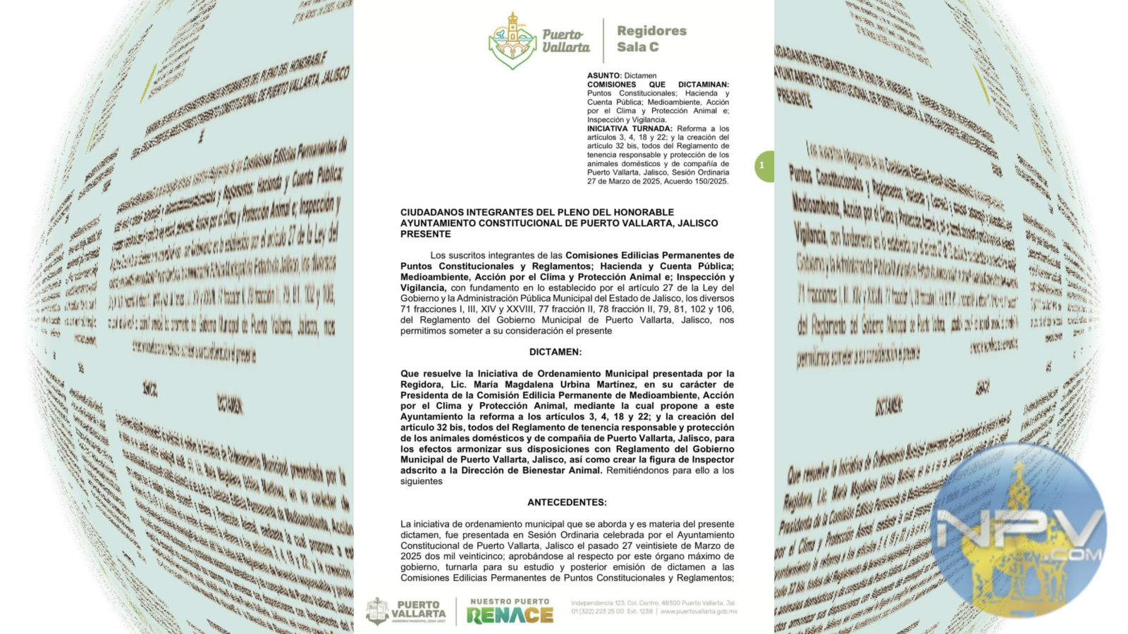 Nueva propuesta para promover la tenencia responsable de mascotas y asignar un inspector de bienestar animal