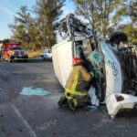 Nueve heridos en impactante choque en La Barca