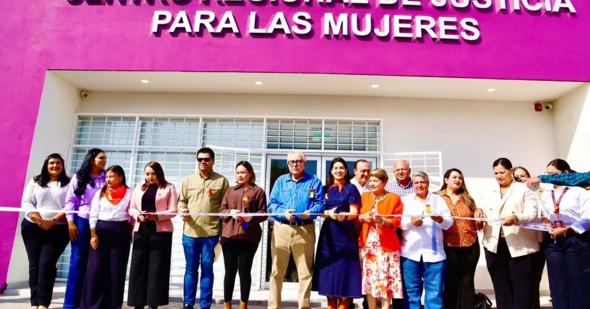 Nuevo Centro de Justicia para Mujeres en Sinaloa es inaugurado por el Gobernador Rocha Moya