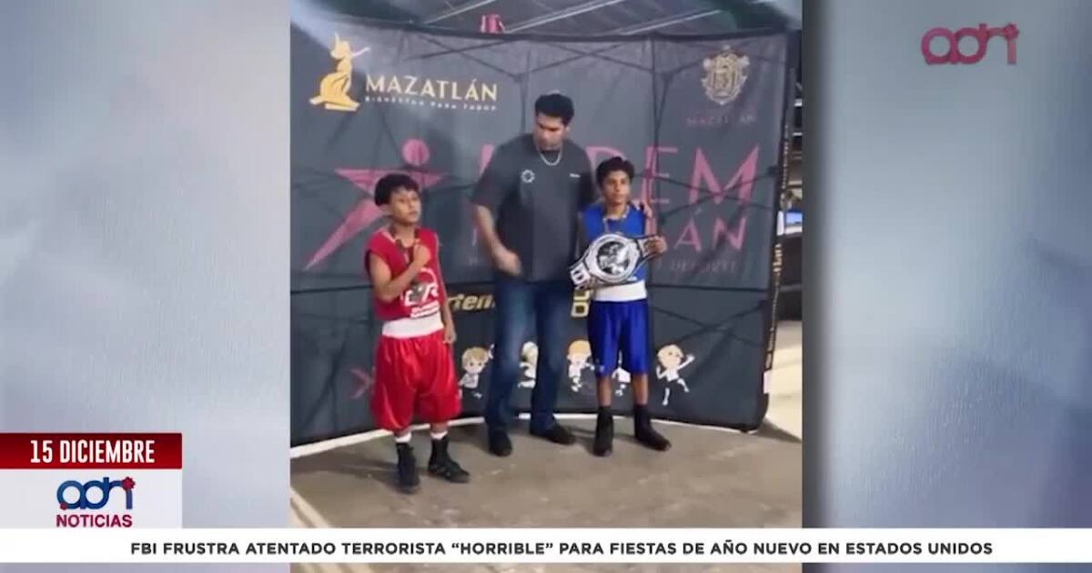 Pedro, el joven pugilista con el anhelo de representar a Mazatlán en el ring