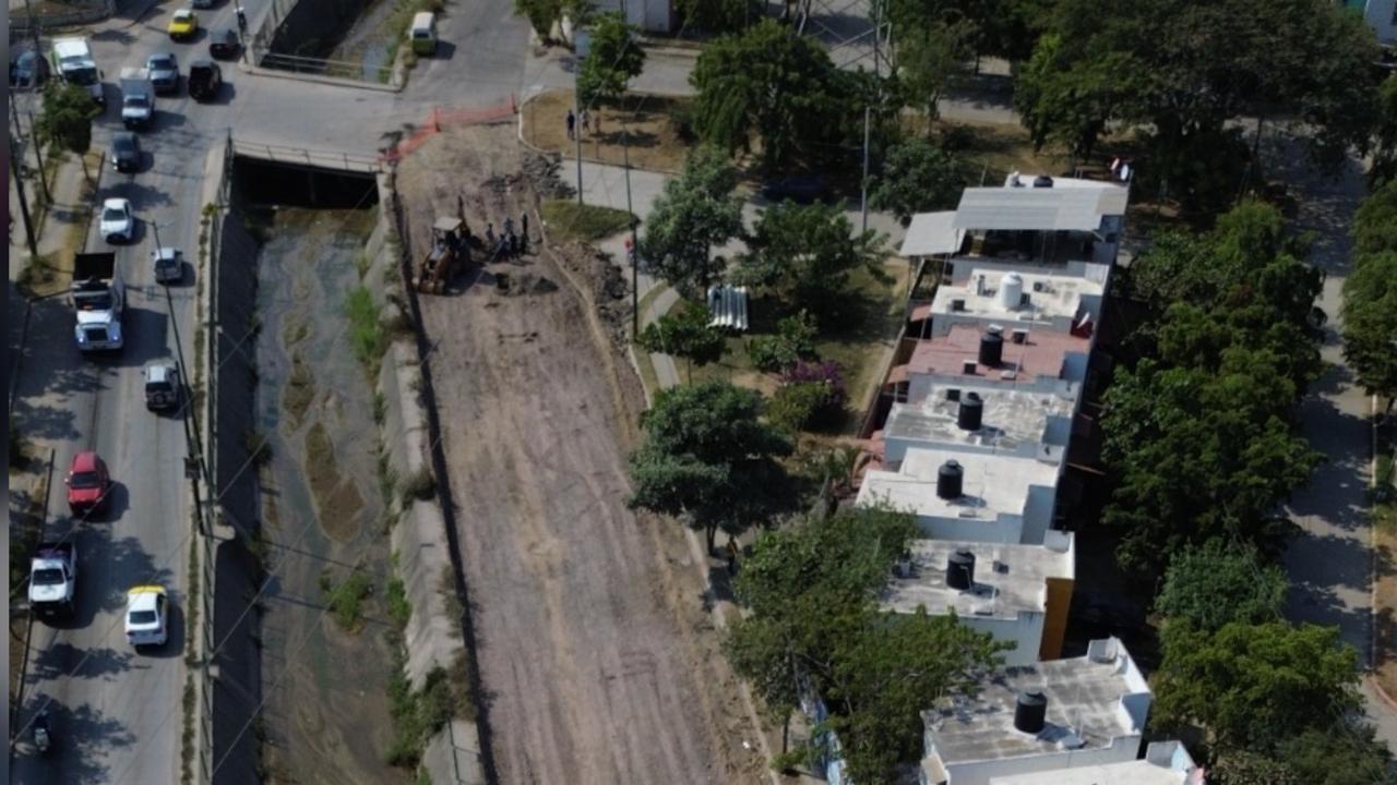 Progreso en la ampliación de Avenida México en Puerto Vallarta