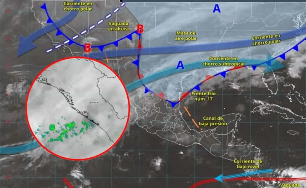 Pronóstico de lluvia en Sinaloa para el 1 de diciembre: ¡Prepárate para precipitaciones y altas temperaturas!