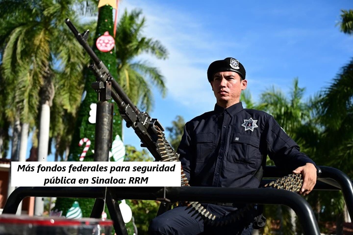 Sinaloa obtendrá 308 millones de pesos en recursos del gobierno para seguridad pública en 2026: Rocha Moya