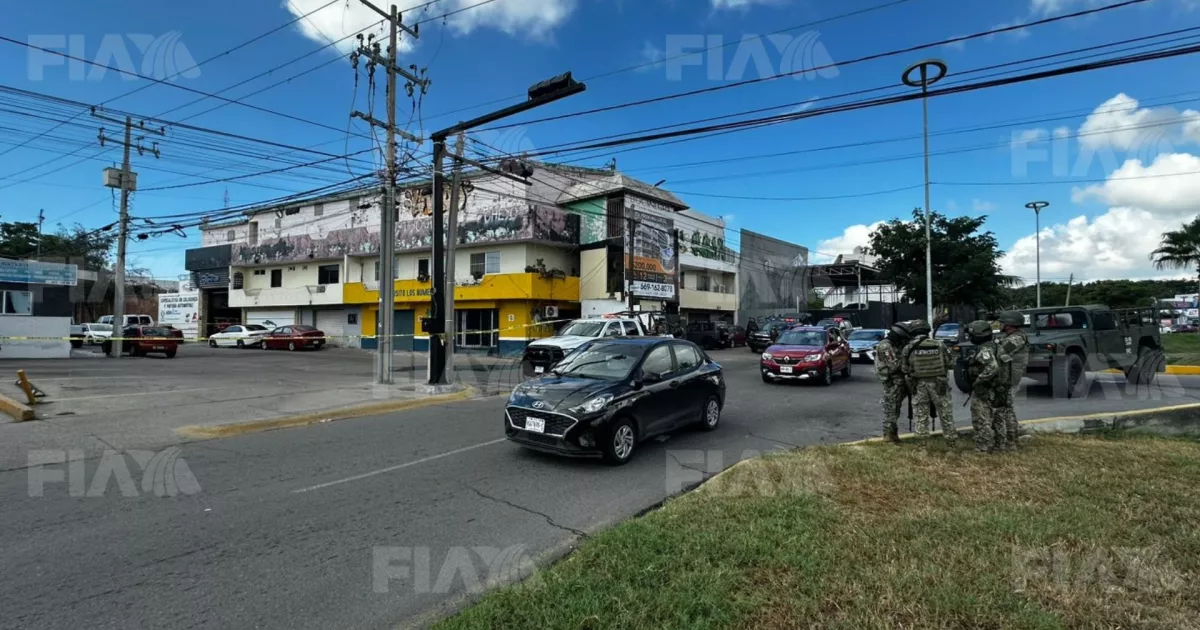 Tiroteo en una tienda de cerveza en El Toreo, Mazatlán