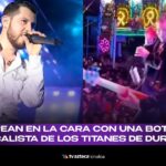 VIDEO: ¡Atacan al vocalista de ‘Los Titanes de Durango’ con una botella en pleno concierto!