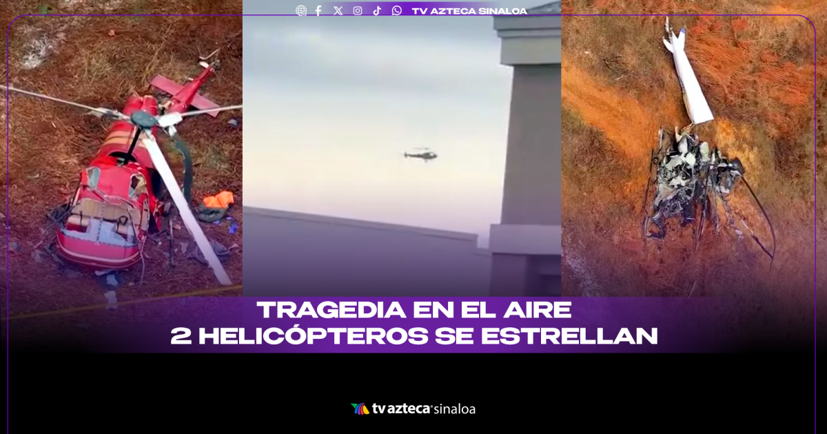 VIDEO| ¡Impactante tragedia aérea! Colisión de dos helicópteros termina en tragedia