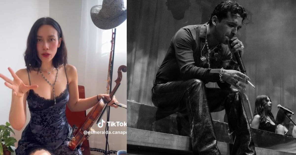 Violinista Esmeralda Camacho luce collar inspirado en Nodal, ¿nueva pareja?