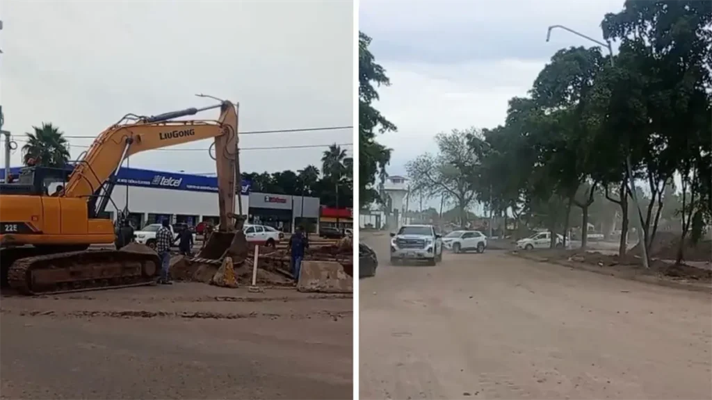 ¡Importante! Amplían cierre de Bulevar Centenario hasta Macario Gaxiola en Los Mochis por reparación de socavones