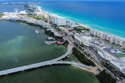 El Ministerio de Transporte reforzará el puente casi terminado de Nichupté en Cancún tras la aparición de grietas en fotografías