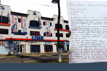 Estudiantes de la UNE Caracol protestan por suspensión injustificada de clases