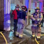 Incendio en La Floresta durante la celebración de fin de año