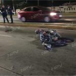 Joven causa grave accidente frente a la Base Naval