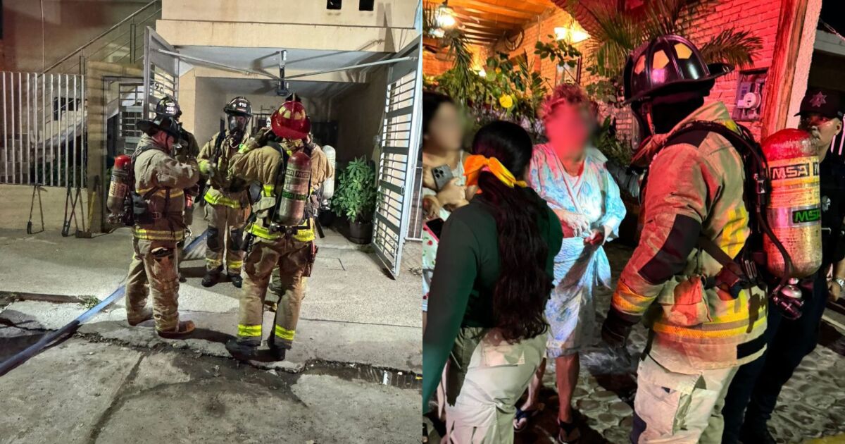 Mujer adulta es rescatada de un incendio en su hogar en la López Mateos, Mazatlán ¡Milagroso salvamento!