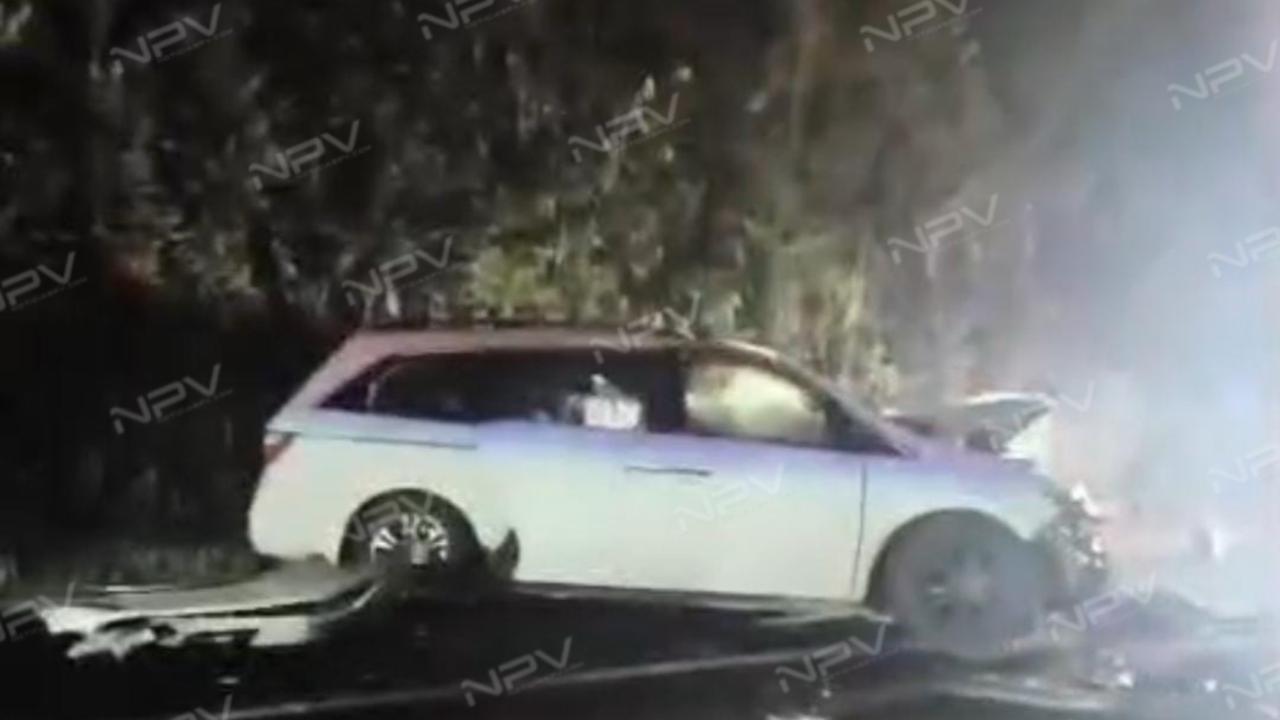 Horrible tragedia en la carretera: víctimas prensadas y calcinadas