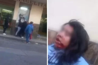 Impactantes imágenes: ¡Mujer muerde el cachete de otra en pelea en Michoacán!