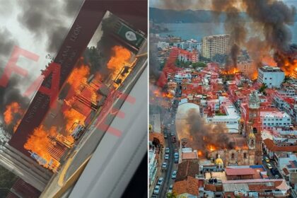 Incendios falsos, miedo real: Desmintiendo los engaños que se volvieron virales tras la caída de 'El Mencho'