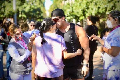 Masiva asistencia de la comunidad a los macrocentros de vacunación contra el sarampión