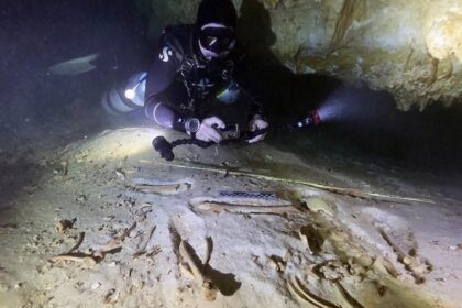 Descubren el undécimo esqueleto prehistórico en un cenote de la Península de Yucatán