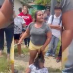 VIDEO: Valiente madre confronta a mujer armada que intentaba secuestrar a su hijo: mira lo que sucedió