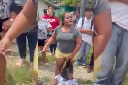 VIDEO: Valiente madre confronta a mujer armada que intentaba secuestrar a su hijo: mira lo que sucedió