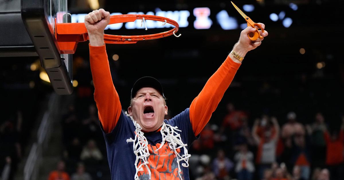 Brad Underwood esperó 26 años para un trabajo de División I. Ahora, en el Año 39, lleva a Illinois a la Final Four.