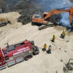 Controlan incendio en vertedero de Cabo Corrientes tras ardua lucha de 60 horas
