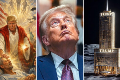 Donald Trump se divierte en México: sanando a los heridos y la Torre Trump en la Luna