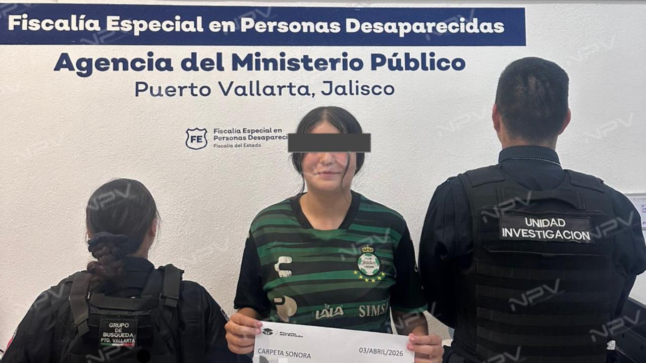 Encuentran en Puerto Vallarta a joven desaparecida de Sinaloa