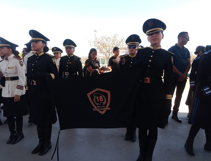 Estrella Palacios abre el Encuentro Nacional de Bandas de Guerra y Escoltas “Perla del Pacífico”