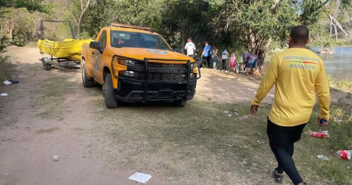 Hombre de 60 años desaparece en el río Humaya al intentar nadar cerca de El Varejonal