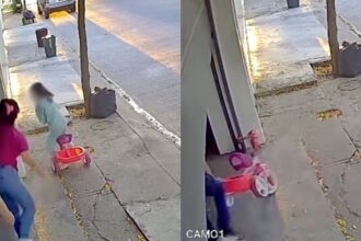 Impactante video: Familia sorprendida por balazos durante asesinato de agente de tránsito en Culiacán