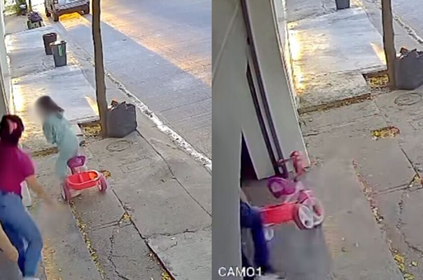 Impactante video: Familia sorprendida por balazos durante asesinato de agente de tránsito en Culiacán