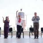 Inauguración del primer 'Centro de Bienestar Económico' por Sheinbaum en Tlaxcala