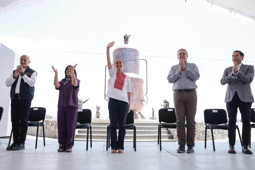 Inauguración del primer 'Centro de Bienestar Económico' por Sheinbaum en Tlaxcala