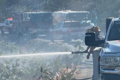 Incendio en el Camino Viejo a Valle controlado por los bomberos