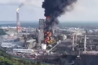 Nuevo incendio en la refinería Dos Bocas de Pemex en la costa del Golfo