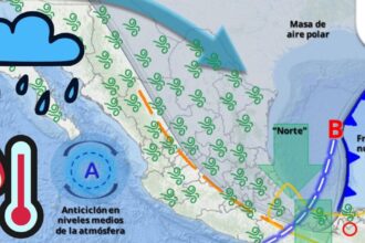 Pronóstico del tiempo para el lunes: Lluvias intensas y altas temperaturas en estados mexicanos