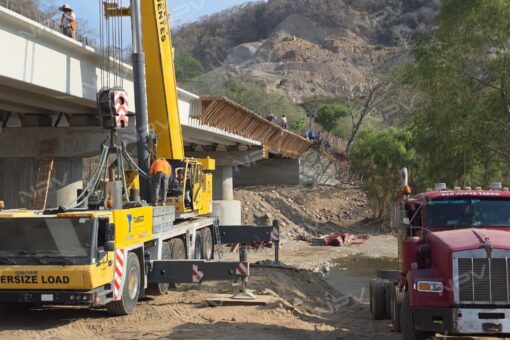 ¡Con paso seguro! El Puente La Desembocada culmina su estructura total