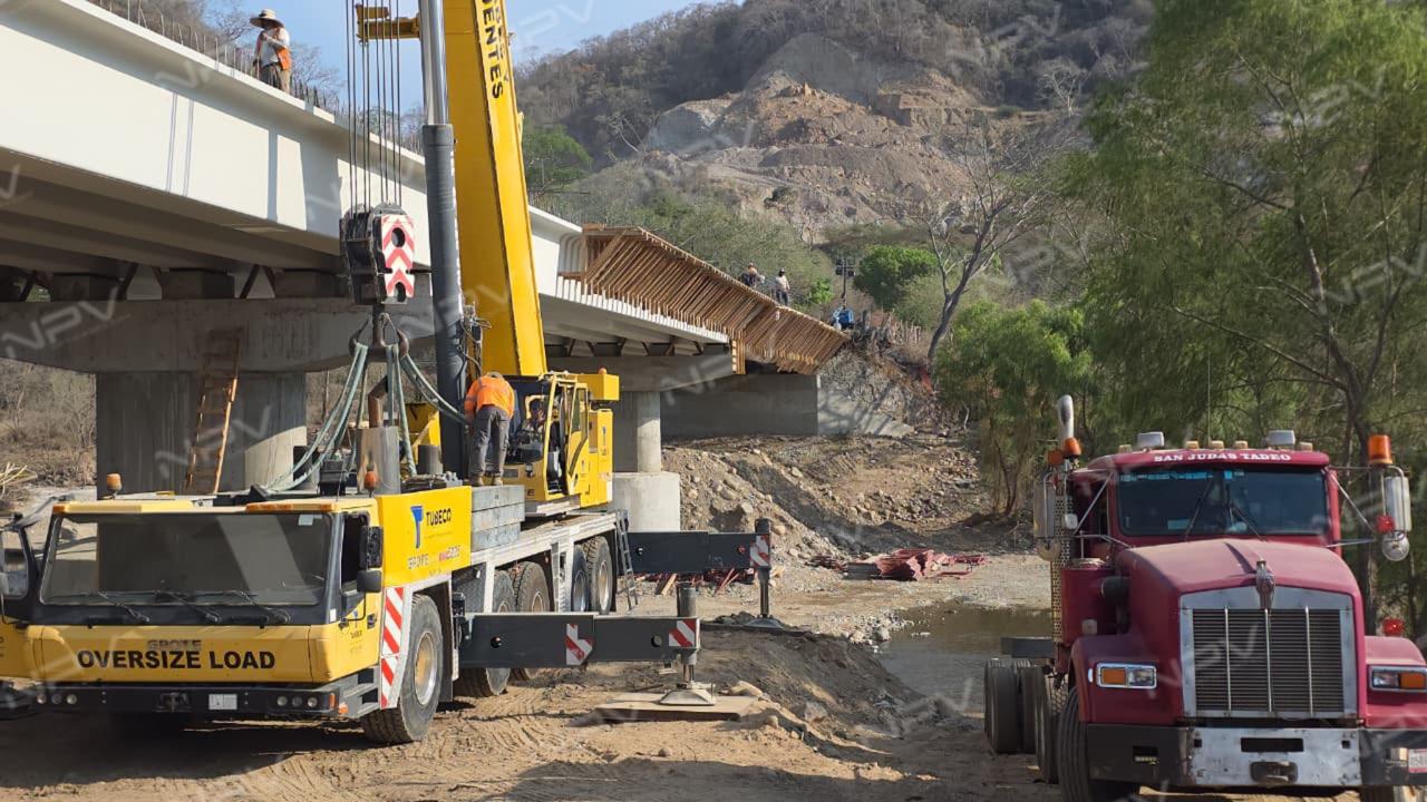 ¡Con paso seguro! El Puente La Desembocada culmina su estructura total