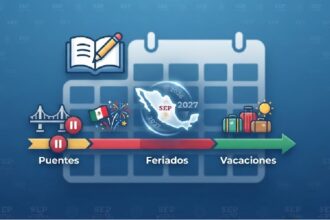 Descubre los puentes, recesos y vacaciones del ciclo escolar 2026-2027