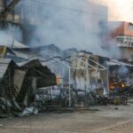 Incendio afecta a 108 puestos en el Mercado Central de Acapulco