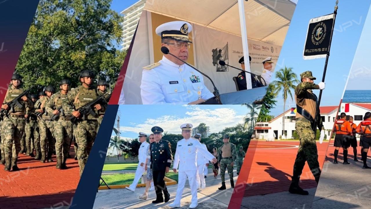 Celebración en Marina y Puerto Vallarta por la fundación de la Armada Mexicana