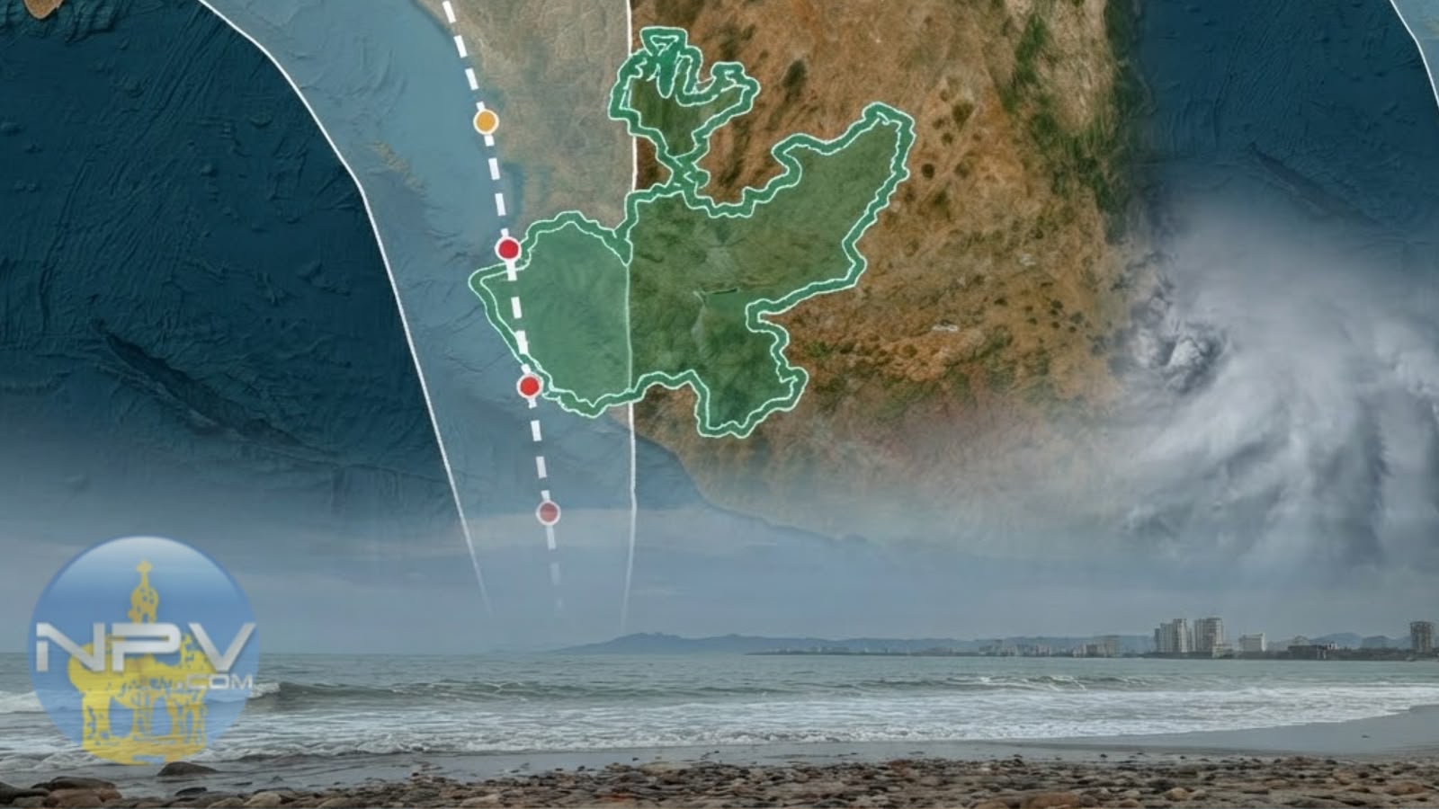 El huracán 'Simón' alcanza la categoría 2 a 500 km de Cabo Corrientes en el Pacífico