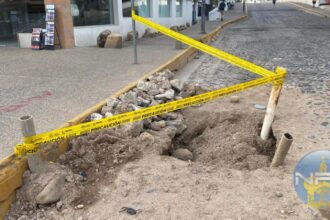 Importante advertencia a conductores sobre gran obra sin terminar en la entrada a la Zona Romántica