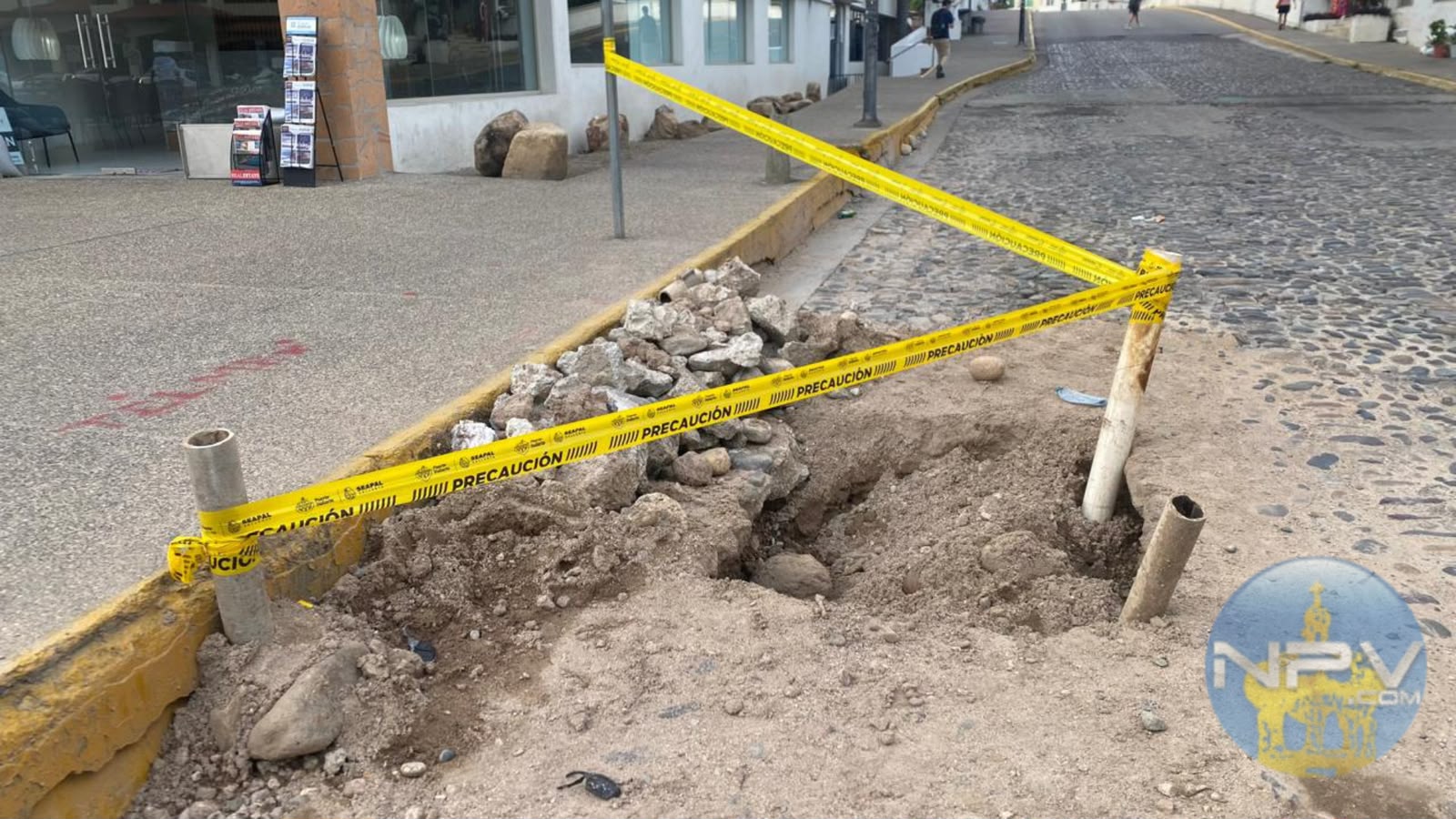Importante advertencia a conductores sobre gran obra sin terminar en la entrada a la Zona Romántica