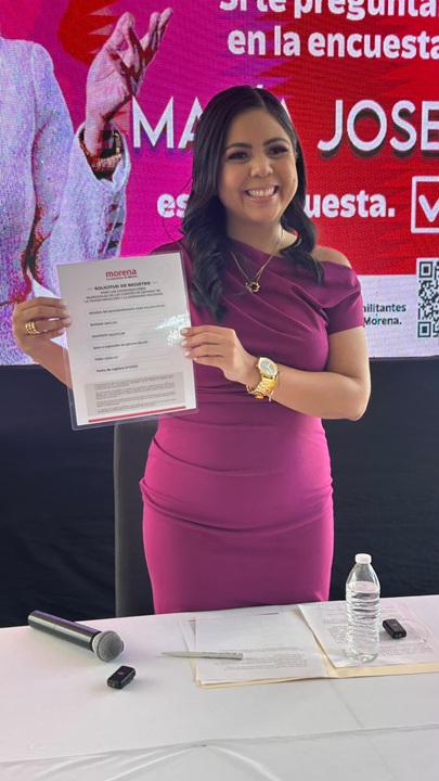 María José Salazar busca liderar la 4T en Morena Mazatlán