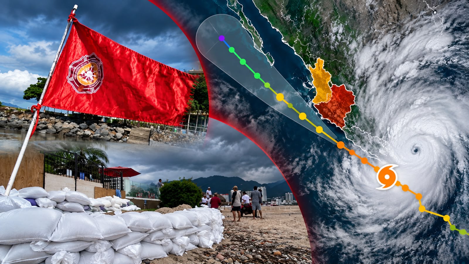 Pronostican lluvias intensas y oleaje alto en Jalisco con huracán categoría 2 'Trudy'