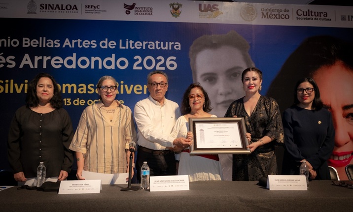 Silvia Tomasa Rivera galardonada con el Premio Bellas Artes Inés Arredondo 2026